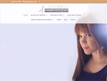 Tablet Screenshot of hairextensionsnaplesflorida.com